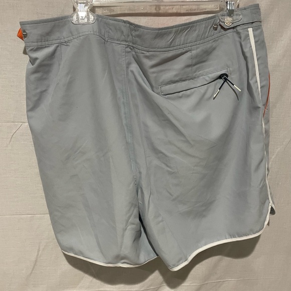 Ted Bakers “The World’s your Oyster” lined swim shorts. Size 5 (36). Grey - Picture 4 of 8